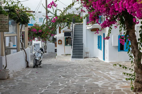 Île Antiparos Grèce Septembre 2020 Architecture Traditionnelle Grecque Blanche Dans — Photo