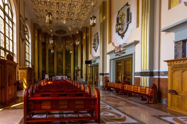 Lichen Stary, Büyük Polonya - 25 Mayıs 2016: Polonya Kraliçesi Kederli Leydimizin Sığınağı.