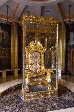 Lichen Stary, Büyük Polonya - 25 Mayıs 2016: Polonya Kraliçesi Kederli Leydimizin Sığınağı.