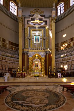Lichen Stary, Büyük Polonya - 25 Mayıs 2016: Polonya Kraliçesi Kederli Leydimizin Sığınağı.