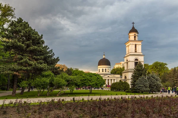 Chisinau Kishinev República Moldávia Abril 2016 Vista Catedral Cristo Natividade — Fotografia de Stock