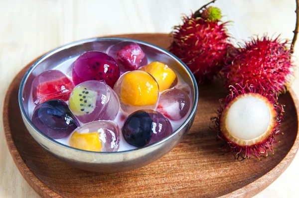 Colore gelatina di frutta — Foto Stock