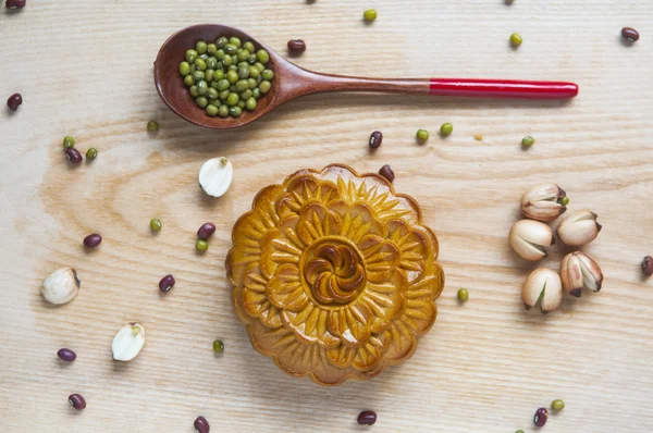 Traditionelle Mondkuchen — Stockfoto