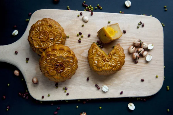 Traditionelle Mondkuchen — Stockfoto