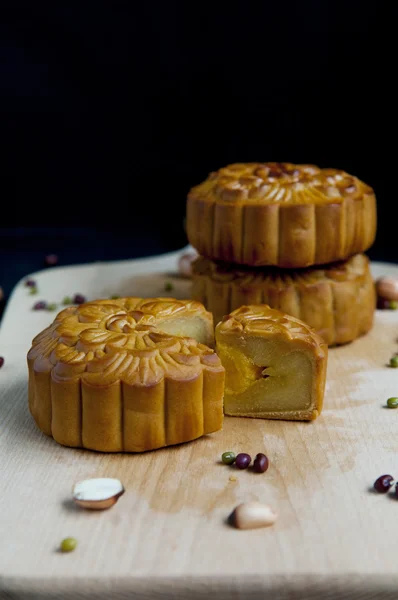 Traditionella måne kakor — Stockfoto