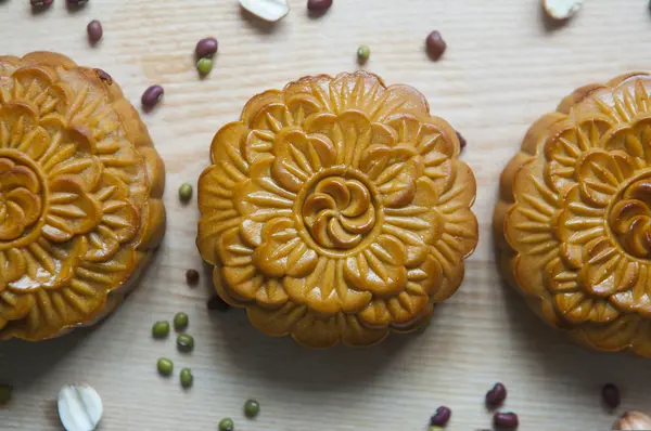 Traditional moon cakes — Stock Photo, Image