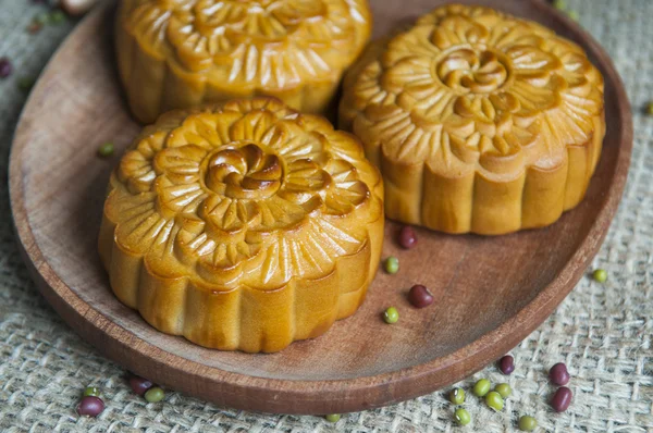 Traditionella måne kakor — Stockfoto