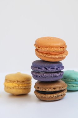 renkli macarons