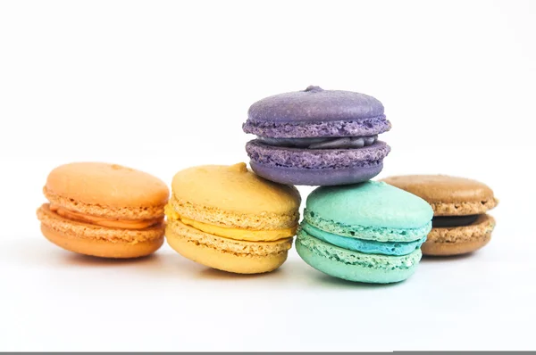 Farbenfrohe Macarons — Stockfoto