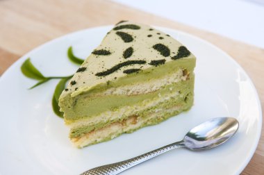 yeşil çay pasta