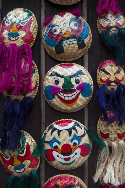 在越南的传统面具 — 图库照片