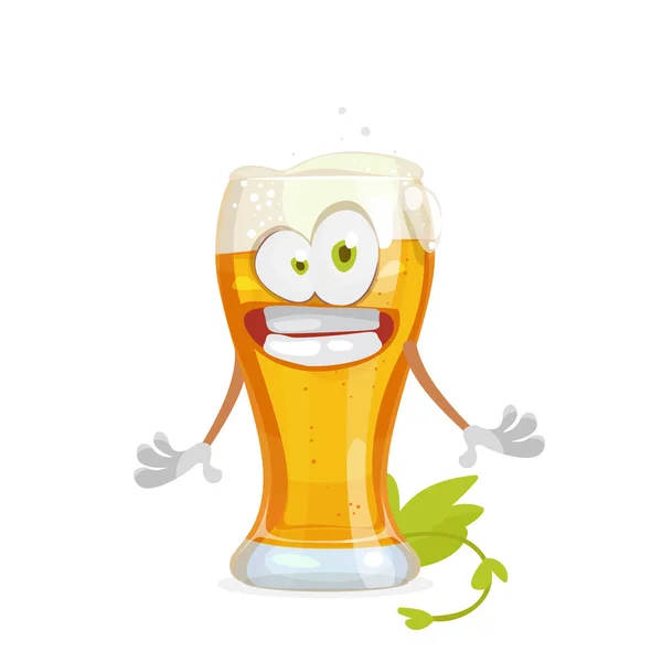 Cartoon karakter fanny bier — Stockvector