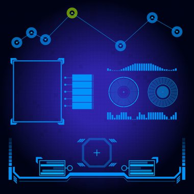 Sci fi fütüristik kullanıcı arabirimi
