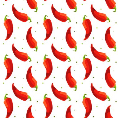 Dikişsiz desen chili biber