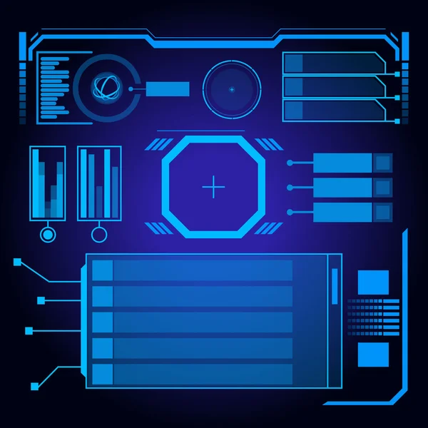 Sci fi fütüristik kullanıcı arabirimi