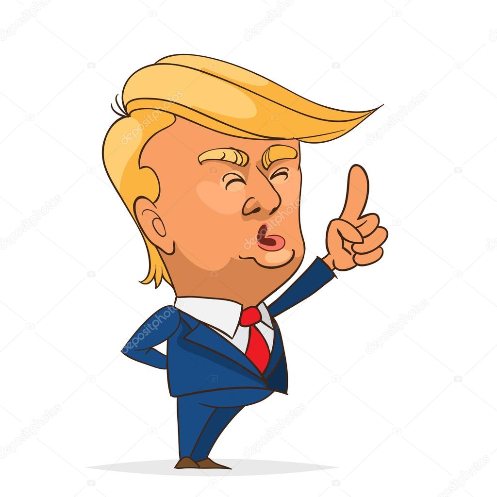 draw donald cartoon trump to how Juillet. Donald du Trump 2016. 05, personnage Portrait de