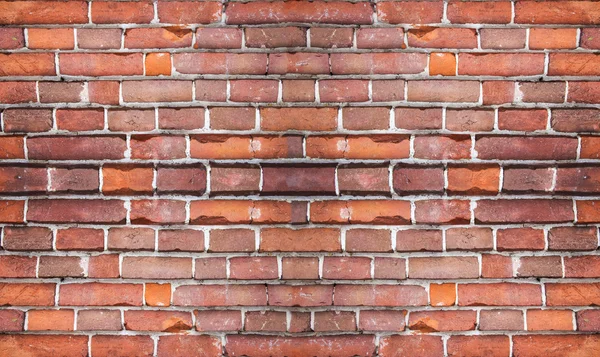 Wall of red bricks. Background — Stock Photo, Image