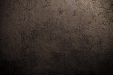 Siyah metal arka plan. Fırın yüzeye Pan. Zil sesi