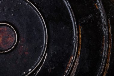 arka plan için eski metal bir yüzeye