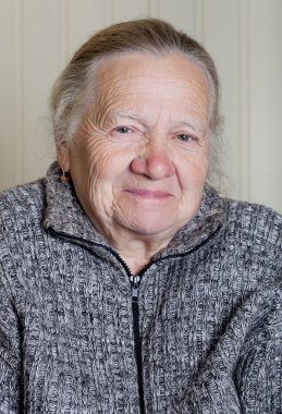 Yaşlı bir kadının portresi