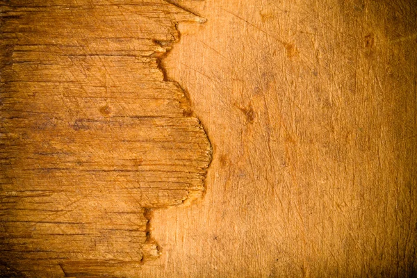 Getextureerde oppervlak van oude houten snijplank. Toned — Stockfoto