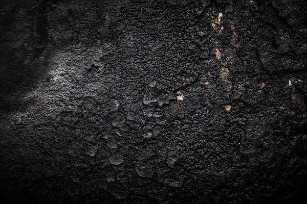 Black old metal background. The surface of the pan. Toned — Stock Photo, Image