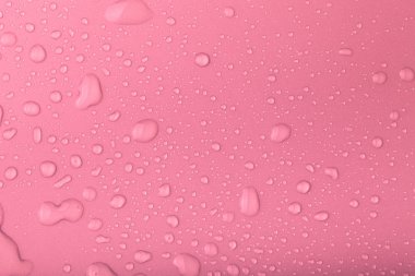 Bir renk arka plan üzerinde Su damlacıkları. Tonda