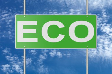 Gökyüzü arka plan üzerinde mavi tabela tabelasını