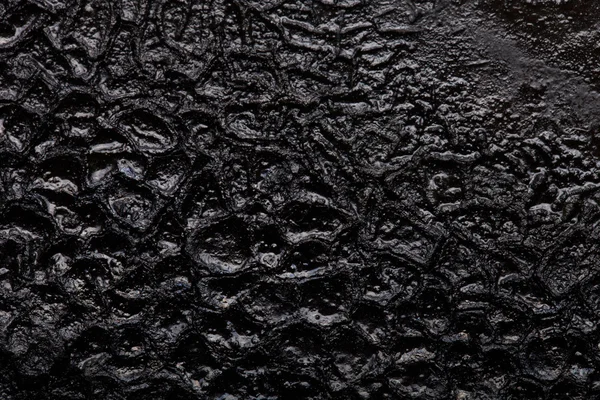 The bottom of the old cast-iron frying pan — Stock Photo, Image