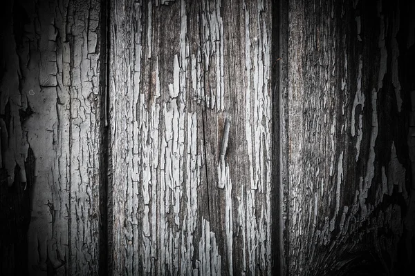 古い木造住宅には、壁が描かれています。クローズ アップ ビュー。選択的な婦人 — ストック写真