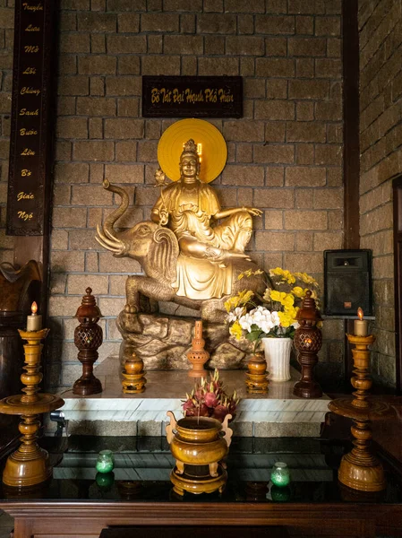 Altare Tempio Della Dea Bianca Phan Thiet Vietnam — Foto Stock