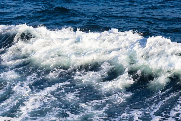 White Crest Sea Wave Selective Focus Shallow Depth Field — Stock Photo, Image