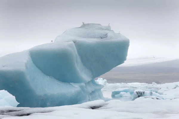 Gunung Gletser Jokulsarlon Islandia — Stok Foto