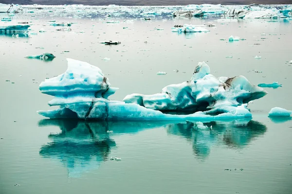 Icebergs Glacier Jokulsarlon Islande — Photo