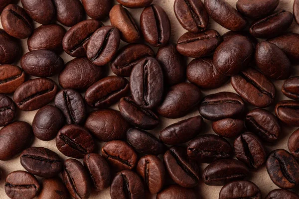Pražená Kávová Zrna Jako Pozadí Pro Tapety Nebo Dekor — Stock fotografie