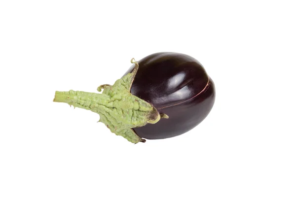 Aubergine isoliert auf weißem Hintergrund — Stockfoto