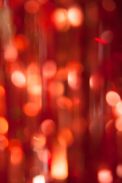 Abstrato Natal luzes vermelhas no fundo. Vertical — Fotografia de Stock