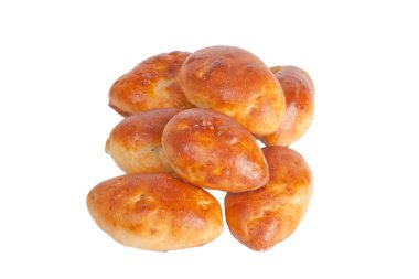 Beyaz arka plan üzerinde izole patty