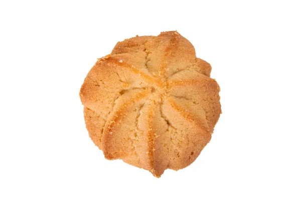 Biscoitos kurabie isolados no fundo branco — Fotografia de Stock