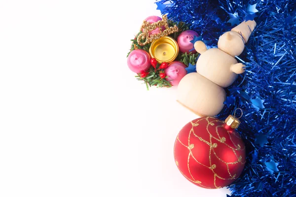 Christmas decorations on a light background — Stock Photo, Image