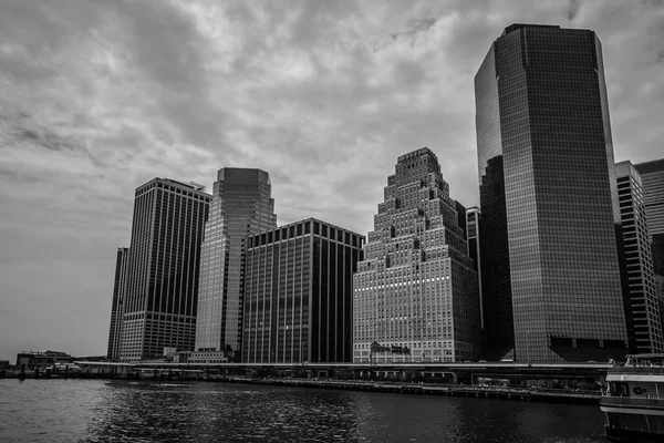 Manhattan in black and white colors — Stock Photo, Image