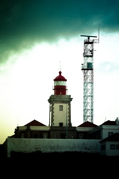 Faro di Roca cape in Portogallo, punto più occidentale d'Europa (Ca — Foto Stock