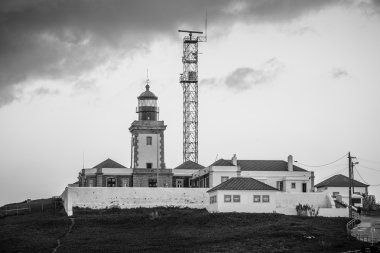 Roca cape deniz feneri Portekiz, Batı Avrupa (Ca'nın çoğu noktası