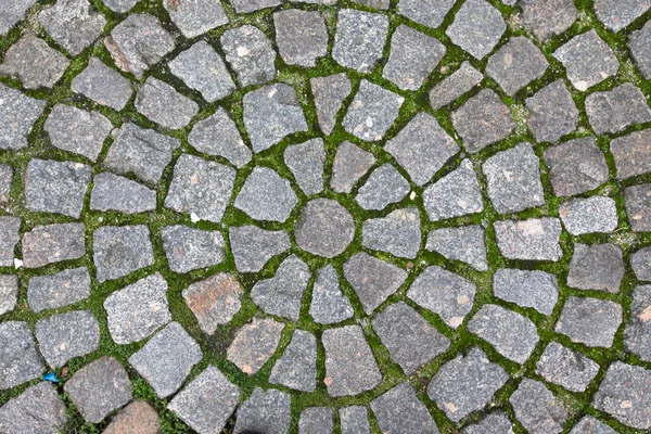 Paving stone laid out circles. background — Stock Photo, Image