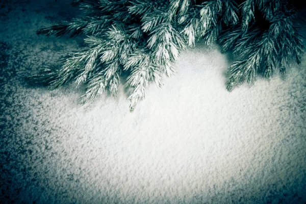 Christmas tree strewn on the table — Stock Photo, Image