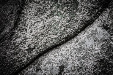 Liken çatlamak ile doğal taş kaplı