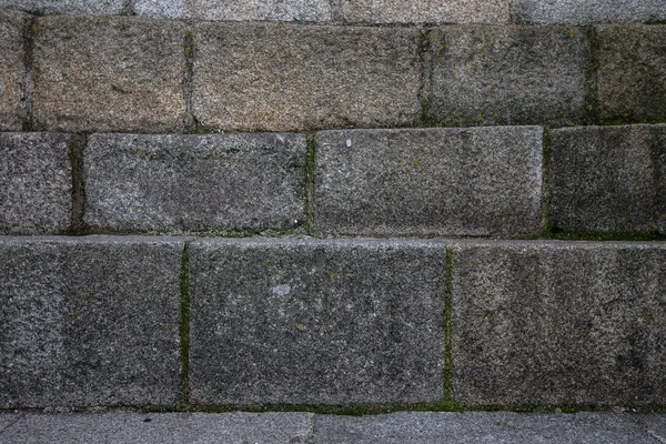 Natural stones are folded in wall. Background. — Stock Photo, Image