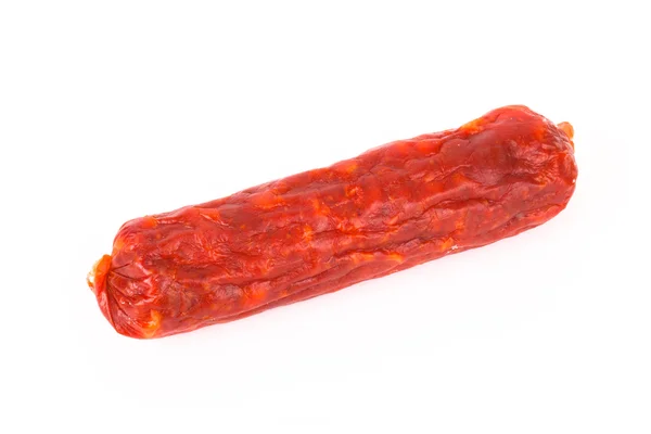 Salami på en ljus bakgrund — Stockfoto