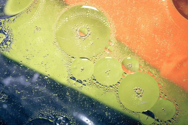 Krásné abstraktní barevné pozadí, olej na vodní hladině — Stock fotografie