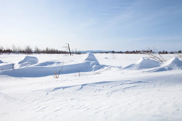 Vinterlandskap på Bajkalsjön — Stockfoto